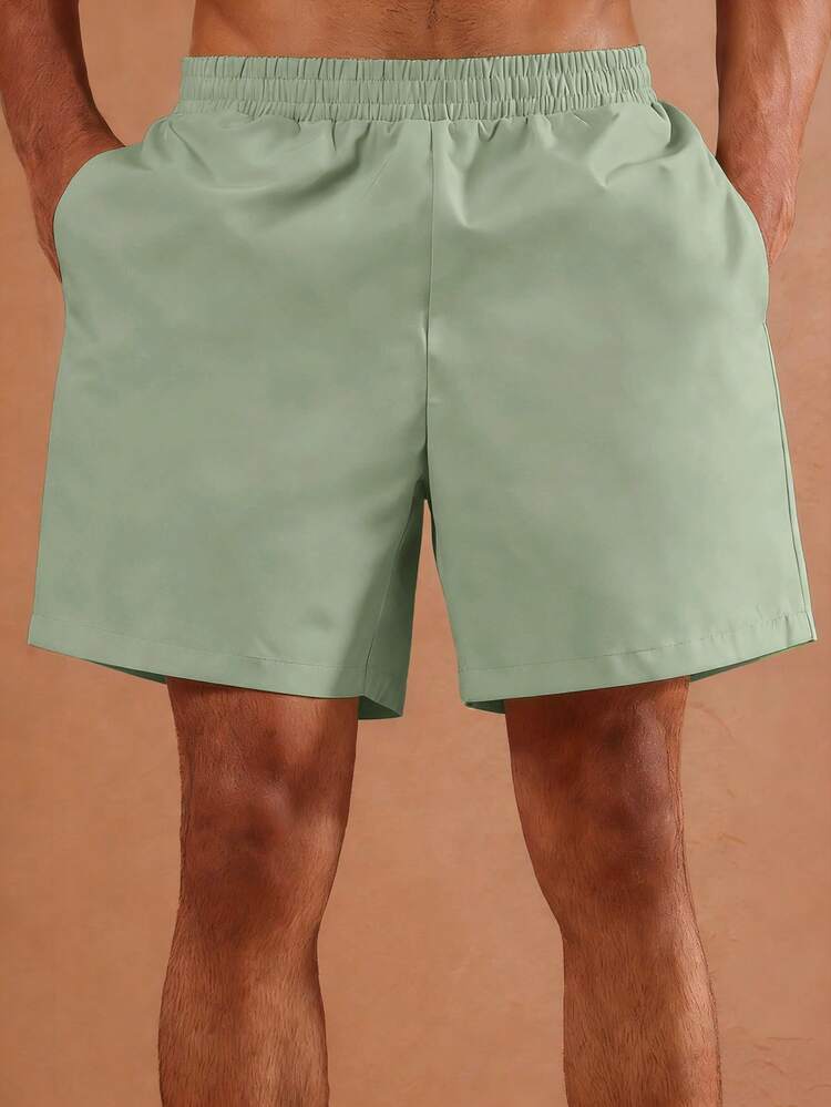 Regular Fit Pull On Swim Shorts