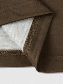 Manfinity Homme 男士字母皇冠印花圆领长袖休闲T恤 - 彩色 - 查看 7