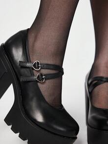 ROMWE Women Pumps - Black matte - View 2