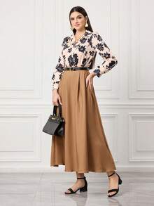 Sleekvia 女士夏季新款圆头粗跟低跟黑色踝带凉鞋，时尚通勤简约百搭，情人节特惠。 - 耀夜黑 - 查看 6