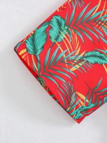 Travachic KIDS Baby Girl Summer Cute Vacation Knit Green Camisole Floral Pattern Pants Set - Multicolor - View 5