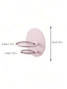 Joivida 1pc/4pcs Wall-Mounted Beauty Egg Rack, Powder Puff Storage Rack, Beauty Egg, Makeup Egg Rack, Gourd Powder Puff Rack, Wall-Mounted Bracket, Can Store Combs, Splints, Bath Balls And Other Small Items, Suitable For Dressing Tables, Bathrooms And Bedrooms - Multicolor - View 12