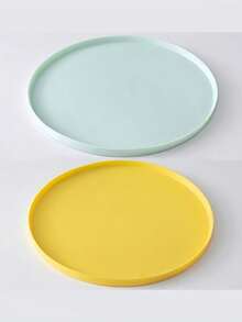 1PC/2PCS Silicone Pet Feeding Mat Dog Food Water Pad Puppy Diner Raised Rubber Bowl Mat Waterproof Cat Dog Tray Anti Spill For Medium Small Pets Non Slip Easy Clean - Multicolor - View 16