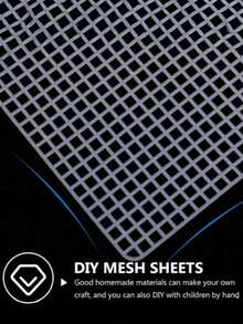 Tấm nhựa trong suốt dạng lưới, vật liệu làm túi xách tự chế họa tiết vải tweed, đồ dùng làm túi xách tùy chỉnh, thiết kế thêu họa tiết động vật. - Như đã trình bày - Xem 5