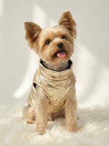 PETSIN Wear Splash Proof Vest And Give Your Beloved Pet A Warm 'little Padded Coat'. Keep The Cold At Bay And Keep Warm. Available In Multiple Colors - Bright gold - View 4