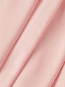 SHEIN MOD 女士纯色露背扭结褶皱挂脖迷你连衣裙，适合秋季、圣诞节、新年、感恩节等场合，优雅派对礼服，婚礼宾客礼服，舞会礼服，正式礼服，晚礼服，时尚婚礼 - 粉色 - 查看 5