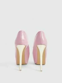 CUCCOO LuxiPop Women Heeled Sandals - Pink - View 5