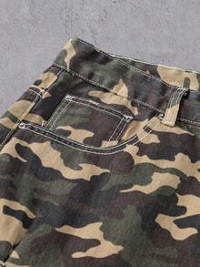 Manfinity Denimwave Quần Jeans Rách Rằn Ri Cổ Điển Thời Trang Cho Nam - Nhiều màu - Xem 7