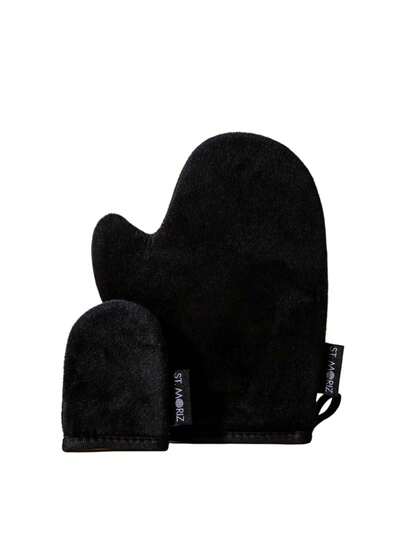 St. Moriz Luxury Double Sided Self Tanning Mitt With Face Mitt Set
