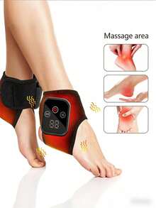 Teckwe The Electric Foot Massager Can Vibrate And Heat The Ankle And Ankle, Relaxing The Ankle Joint.(Battery Capacity: 1100mAh) - Multicolor - View 3