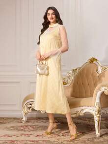 CUCCOO TILAWA 女士经典简约时尚高跟凉鞋 - 金色 - 查看 8