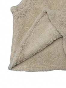 GlowEve 女士蝴蝶结刺绣休闲抓绒上衣 - 卡其色 - 查看 4