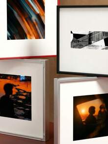 Joivida 1 Pc Wood/Iron Single-Sided Square Picture Frame, Suitable For Wall Hanging Or Tabletop Decoration. 30X30, 33X33cm Square Poster Portrait Frame, Festival Celebration Commemorative Gift, Gallery Classic Picture Frame. - Multicolor - View 4