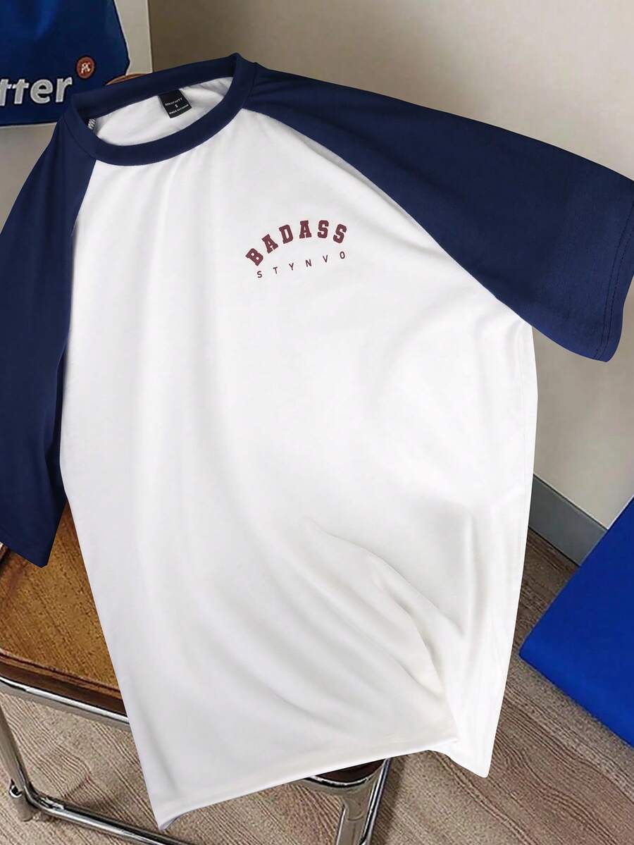 STYNVO Áo thun nam tay ngắn cổ tròn phối màu tương phản, áo thun nam tay ngắn mùa hè, áo thun bóng chày, áo thun phối màu, áo thun in chữ, áo thun thường ngày, áo thun in chữ, áo thun tay ngắn nam mùa hè, áo thun thường ngày, áo thun phối màu, áo thun bóng chày, áo thun bóng chày nam, áo thun in hình, áo thun raglan, áo thun bóng chày. - Nhiều màu - Xem 1