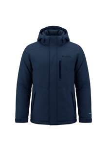 Columbia Men Waterproof Hooded Jacket Black - Navy Blue - View 1