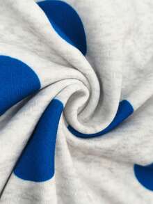 EMERY ROSE 女士圆领撞色波点休闲日常长袖T恤 - 彩色 - 查看 3