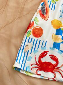 Soleia Bộ trang phục thời trang dự tiệc hẹn hò dành cho nữ, gồm áo cổ chữ V sâu, buộc dây cổ và chân váy ngắn. - Nhiều màu - Xem 4