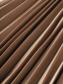 GlowEve 女士撞色蝴蝶结领褶皱A字优雅日常通勤时尚法式街头复古百搭商务春夏衬衫裙 - 彩色 - 查看 9