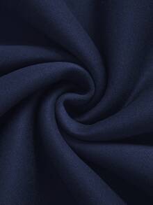 INAWLY Women's Heart Print Round Neck Long Sleeve Casual Loose Sweatshirt, Autumn/Winter - Navy Blue - View 5