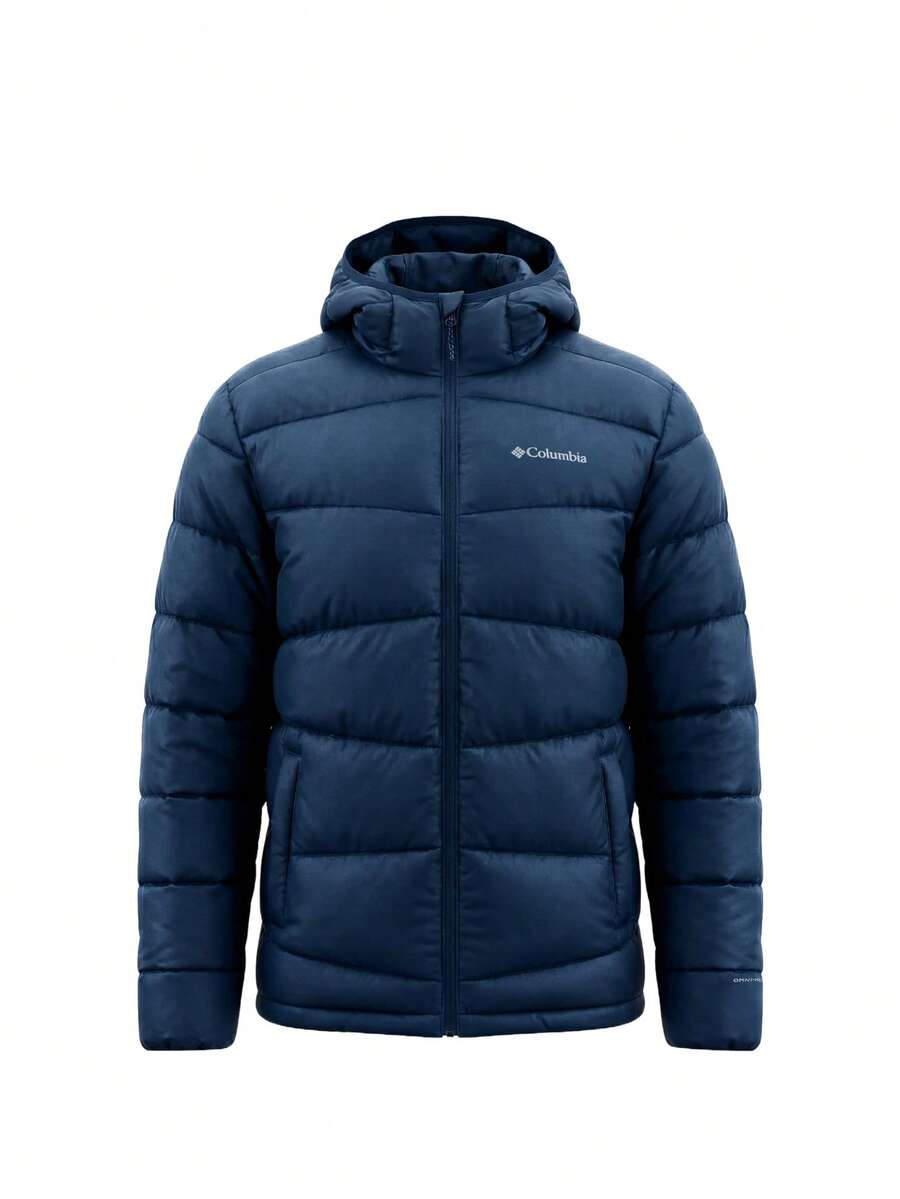 Columbia Fivemile Butte II Men Hooded Jacket Collegiate Navy - Navy Blue - View 1