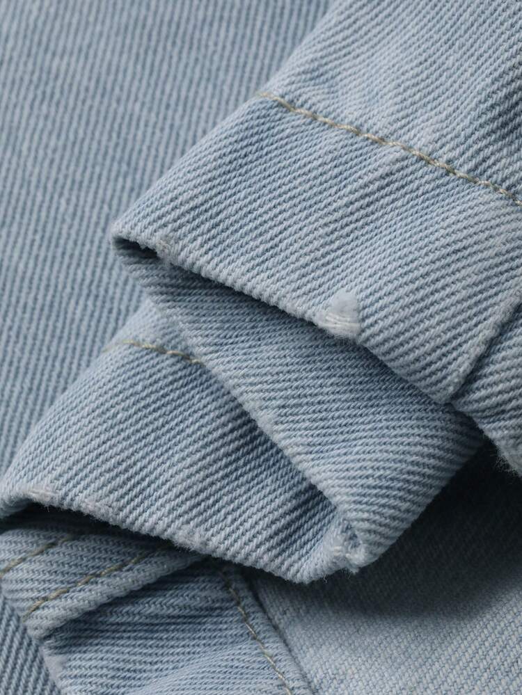 Women's Regular Waist Vertical Line Split Design Casual Barrel Leg Jeans Y2k