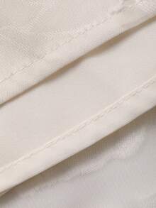 DAZY Textured Waist Cinching Midi Dress With Flared Skirt For Women - Beige - View 7