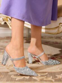 CUCCOO TILAWA Women Pumps Valentine's Day - Silver - View 5