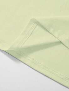 SHEIN Women's Printed Round Neck Short Sleeve Casual Versatile T-Shirt - Multicolor - View 6