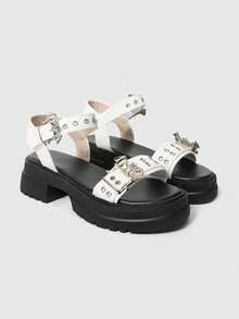 Sugerpunk Women Platforms & Wedge Sandals Valentine's Day - White - View 3
