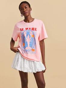 Travachic Women's Floral Embroidery Romantic Flared Midi Skirt, Vacation - White - View 6