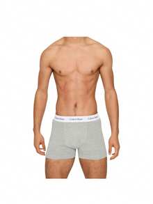 Calvin Klein 3 Pack Men's Boxer Briefs - black/white/greyheather - View 2