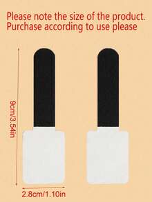 10-100pcs Sachets Of Cable Organizer With Straps For Under-Desk Cable Management. Multi-Purpose Cable Ties Suitable For Computer Cable Management, Desktop Cable Fasteners, Cable Organizers, And Cable Ties. - Black - View 2