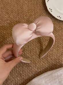 Joivida 1 chiếc băng đô nơ mềm mại dễ thương, phụ kiện tóc ấm áp mùa đông cho Ngày Valentine, Năm mới, Quà tặng tựu trường, Sử dụng hàng ngày, Tiệc theo chủ đề - Nhiều màu - Xem 2