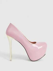 CUCCOO LuxiPop Women Heeled Sandals - Pink - View 1