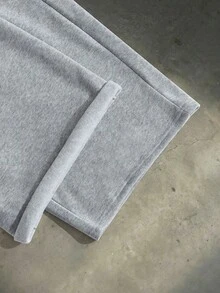 SWAVVY Celana Jogger Longgar Kasual Pria, Celana Longgar Abu-abu Bergambar Yesus dengan Cetakan Grafis di Bagian Depan, Celana Jogger Desain Santo Musim Semi/Musim Gugur, Ukuran Standar - Grey - View 6