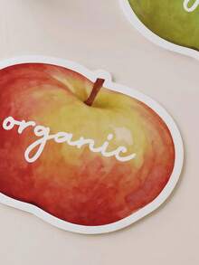 Joivida Thảm lót bàn ăn bằng da PU in hình quả táo theo phong cách màu nước tự nhiên (42x28cm) - Thảm lót bàn chủ đề trái cây màu đỏ và xanh lá cây, chống bám bẩn, món quà ý nghĩa dành cho bạn bè và gia đình, phụ kiện ăn uống trang nhã cho những bữa ăn thân mật và tụ họp gia đình. - Thảm ăn - Xem 7