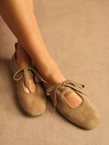 Rosivie 女士平底鞋 - 卡其色 - 查看 6