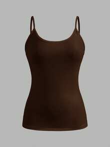 SHEIN EZwear 4件套休闲简约吊带背心，适合夏季穿着 - 彩色 - 查看 5
