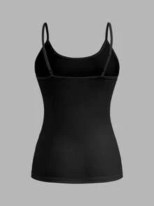 SHEIN EZwear 4件套休闲简约吊带背心，适合夏季穿着 - 彩色 - 查看 10