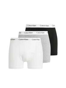 Calvin Klein 3 Pack Men's Boxer Briefs - black/white/greyheather - View 1