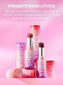 SHEGLAM Dynamatte Boom 持久霧面唇膏-冒險之旅 20 色奶油霧面防水唇膏 神奇不粘杯防轉移唇膏 橙色唇膏 品牌 美容 化妝 化妝品 適合女性與女孩 完美搭配冬季 Y2K 時尚 流行 生日禮物 假期 派對準備就緒 最佳顏色 - On An Adventure - 查看 8
