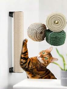 Cuerda de sisal natural, adecuada para reemplazar tableros rascadores de gatos, cuerdas de postes rascadores de gatos, restauración de árboles DIY y reacondicionamiento de muebles. - Blanco - Ver 1