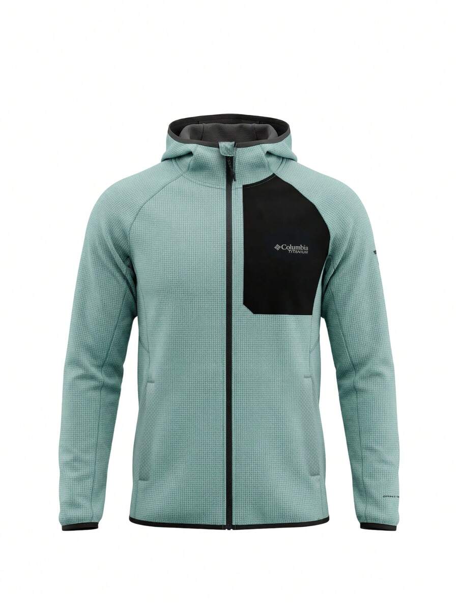 Columbia Triple Canyon II Men Hoodie Crushed Blue / Black - Baby Blue - View 1