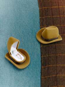 Joivida 1个卡通首饰礼盒，可收纳耳环、项链、戒指、手镯，圣诞节礼物，适合女孩、青少年、女性，北欧风格，房间装饰必备品 - 彩色 - 查看 3