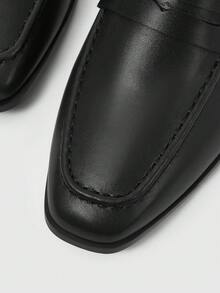 Sleekvia 女士百搭时尚平底鞋，适合日常穿着 - 黑色 - 查看 8