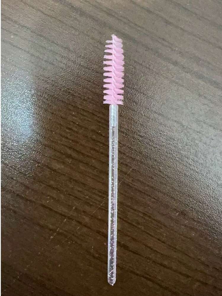 200PCS/100PCS/50PCS Disposable Mascara Wands Eyelash Brush S For Eyebrow Eye Lash Extension , Eyebrow Brush, Eyeshadow Brush, Brush - Pink - View 7