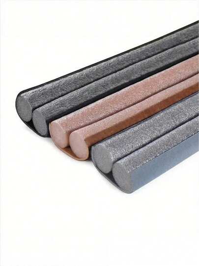 1pc Foam & Leather Door Bottom Seal Strip, Draft Stopper For Door Gap, Soundproof & Windproof,Stickers,Wall Decal, Vinyl Decal For Home Decorations,Spring Decoration Items Refresh Your Home,Rama Decoration Stickers