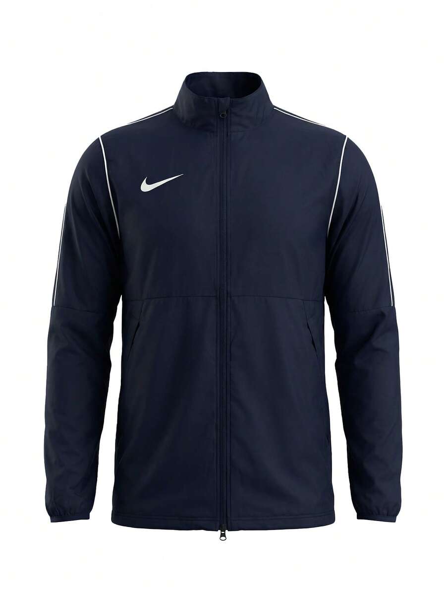Nike Park 20 Men's Full-Zip Rain Jacket Navy Blue - Black - View 1