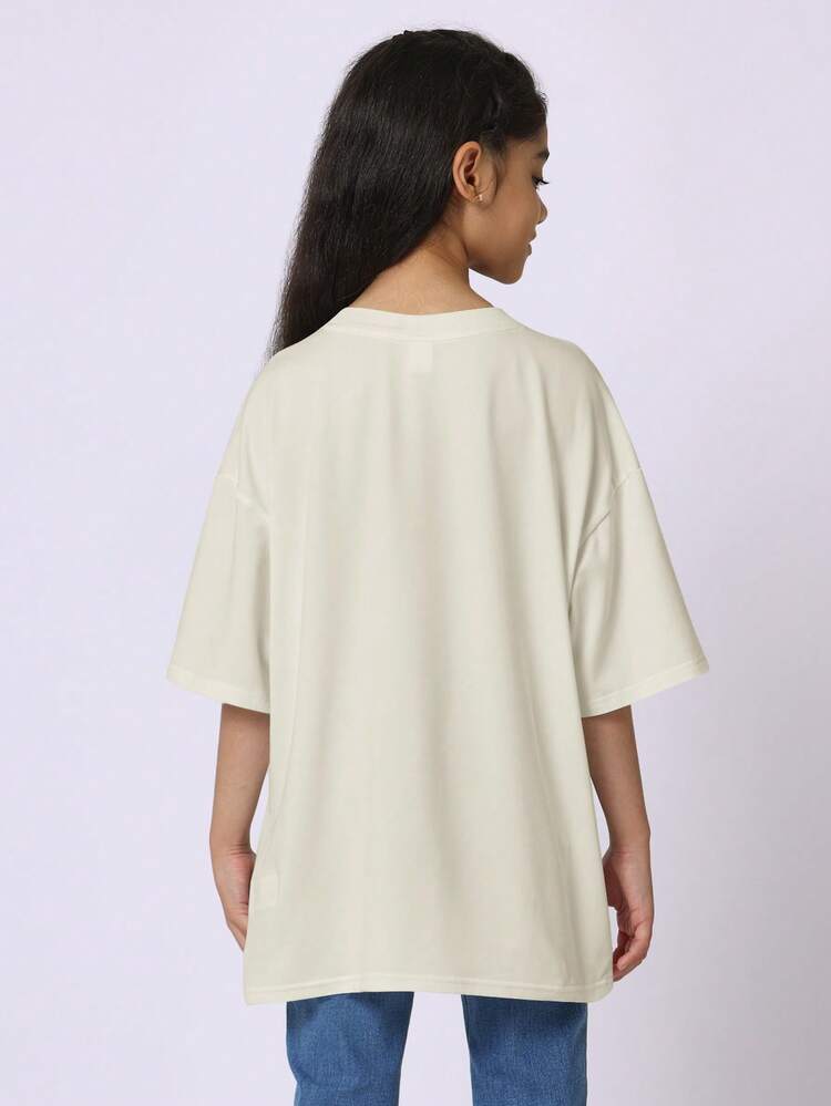 Oversized Soft Round Neck Tee
