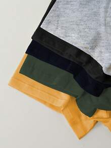 5条/包 青少年男童机械恐龙印花平角内裤 - 彩色 - 查看 5